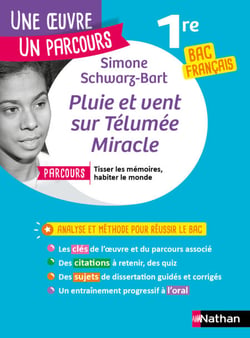Analyse et étude de l'oeuvre - Pluie et vent sur Télumée Miracle, S.Schwarz-Bart - Réussir son BAC Français 1re 2027 - Parcours associé «Tisser les mémoires, habiter le monde » Une oeuvre, un parcours
