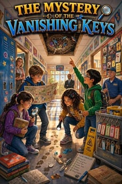 The Mystery of the Vanishing Keys - Stories for kids, #17