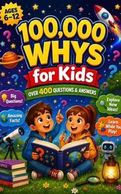 100,000 Whys for Kids - The Fully Illustrated Book of 1,000+ Fascinating Answers, Myth Busters, and Fun Quizzes About Science, Space, Animals, and Everyday Mysteries