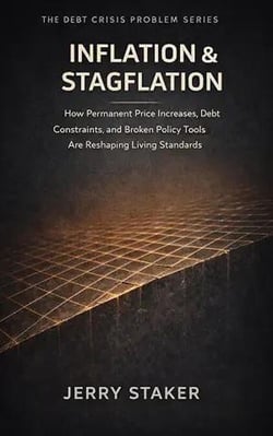 Book #5 – Inflation &amp; Stagflation: How Permanent Price Increases, Debt Constraints, and Broken Policy Tools Are Reshaping Living Standards - Debt Crisis Problem Series (20+ Books), #5