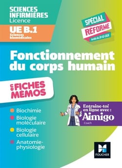 L'UE B1 en fiches mémos - Sciences biomédicales - Fonctionnement du corps humain - DEI - Réforme DEI