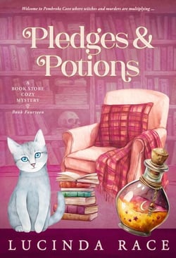 Pledges &amp; Potions - A Book Store Cozy Mystery