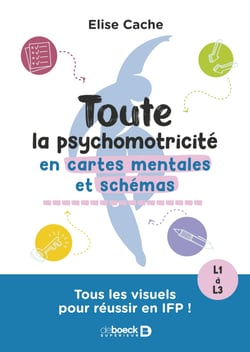 Toute la psychomotricité en cartes mentales et schémas - Tous les visuels pour réussir en IFP - L1 à L3