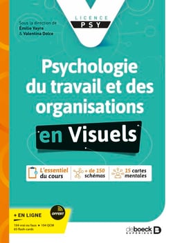 Psychologie du travail et des organisations en visuels - Les fondamentaux en visuels (licence)