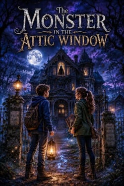 The Monster in the Attic Window - Scary bedtime stories for kids, #14
