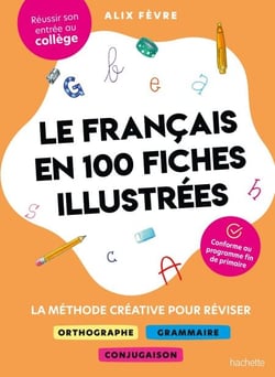 Le français en 100 fiches illustrées - La méthode créative pour réviser