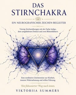Das Stirnchakra     Ein neurografischer Zeichen-Begleiter Vierzig Zeichenübungen mit der Farbe Indigo, dem umgekehrten Dreieck und zwei Blütenblättern