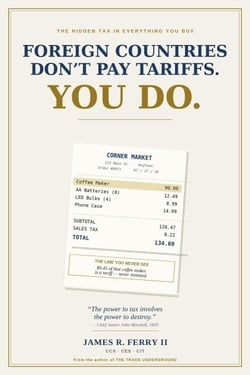 FOREIGN COUNTRIES DON’T PAY TARIFFS. YOU DO.