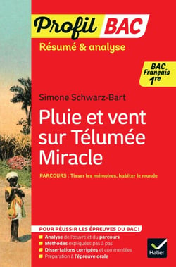 Profil - Pluie et vent sur Télumée Miracle (Bac de français 2027) - analyse de l'oeuvre et du parcours au programme de Première