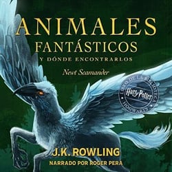 Animales fantásticos y dónde encontrarlos - Harry Potter Libro de la Biblioteca Hogwarts