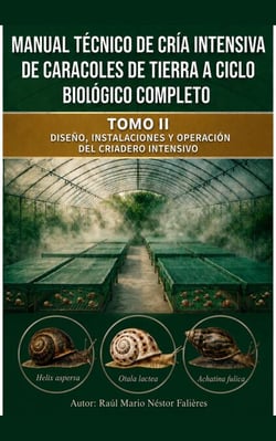 MANUAL TECNICO DE CRÍA INTENSIVA DE CARACOLES DE TIERRA A CICLO BIOLÓGICO COMPLETO - DISEÑO, INSTALACIONES Y OPERACIÓN DEL CRIADERO INTENSIVO, #2