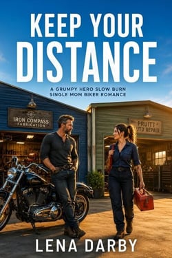 KEEP YOUR DISTANCE - A Grumpy Hero Slow Burn Single Mom Biker Romance