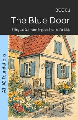 The Blue Door: Bilingual German–English Stories for Kids - The 52 Story Method – Foundations (A1–A2), #1
