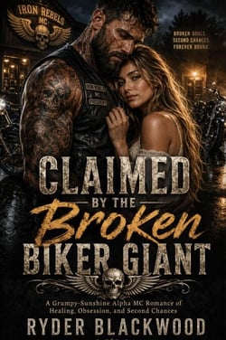 Claimed by the Broken Biker Giant - A Grumpy-Sunshine Alpha MC Romance of Healing, Obsession, and Second Chances