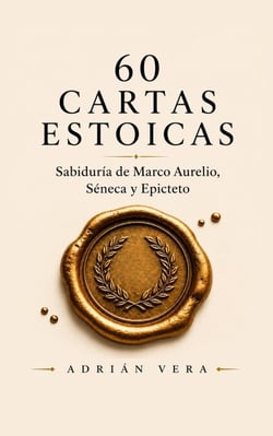 60 CARTAS ESTOICAS: Guía de estoicismo: sabiduría práctica de Marco Aurelio, Séneca y Epicteto para vivir con calma, propósito y fortaleza interior