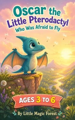 Oscar the Little Pterodactyl Who Was Afraid to Fly A heartwarming story about courage, patience, and little steps. Ages 3 to 6