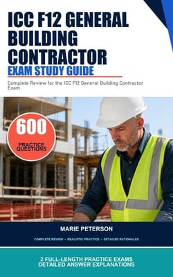 ICC F12 General Building Contractor Exam Study Guide - Complete Review for the ICC F12 General Building Contractor Exam