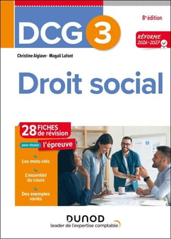 DCG 3 - Droit social - Fiches - Réforme 2026-2027