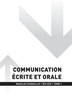 BTS ESF - Communication écrite et orale Tome 1