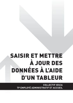 TP EMPLOYÉ ADMINISTRATIF ET ACCUEIL - AT1 Saisir et mettre à jour des données à l'aide d'un tableur