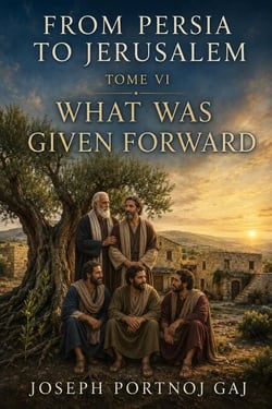 From Persia to Jerusalem — Tome VI: What Was Given Forward - From Persia to Jerusalem, #6