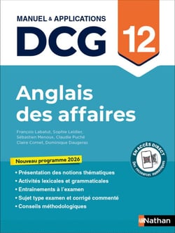 DCG 12 - Anglais des affaires - Manuel &amp; Applications - Nouveau programme 2026 - EPUB