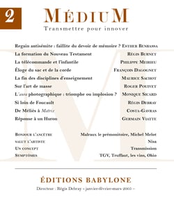 Médium n°2, janvier-mars 2005