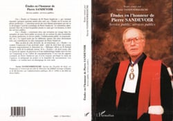 ETUDES EN L'HONNEUR DE PIERRE SANDEVOIR - Service public, services publics