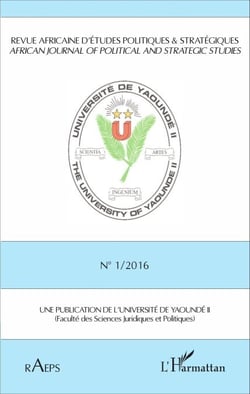 Revue africaine n° 1 / 2016 d'études politiques &amp; stratégiques