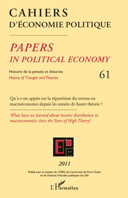 Qu'a-t-on appris sur la répartition du revenu en macroéconomie depuis les années de haute théorie ? - What have you learned about income distribution in macroeconomics since the Years of High Theory ?