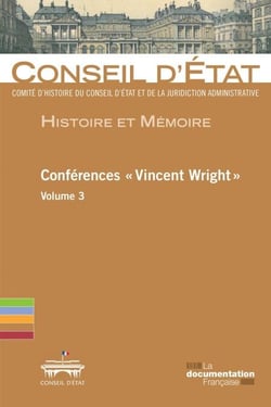Conférences "Vincent Wright" - Volume 3