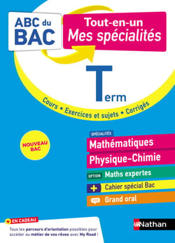 Tout en un Mes spécialités Tle - Maths, Physique-Chimie, Maths expertes, Grand Oral - ABC du BAC - Bac 2026 - Spécialités Terminale + Cahier spécial Bac - Cours, sujets et corrigés - EPUB
