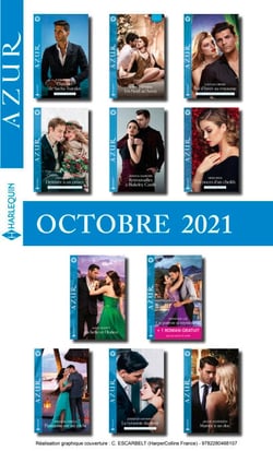 Pack mensuel Azur : 11 romans + 1 gratuit (Octobre 2021)