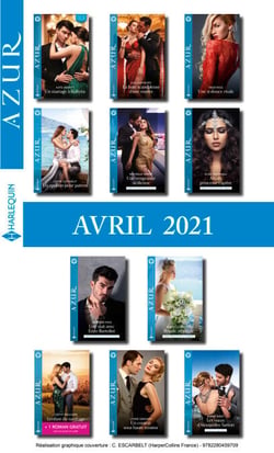 Pack mensuel Azur : 11 romans + 1 gratuit (Avril 2021)