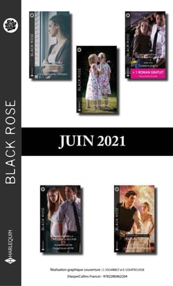 Pack mensuel Black Rose : 10 romans + 1 gratuit (Juin 2021)