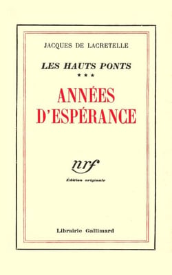 Les Hauts Ponts (Tome 3) - Années d'espérance