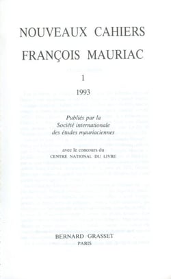 Nouveaux cahiers François Mauriac n°01
