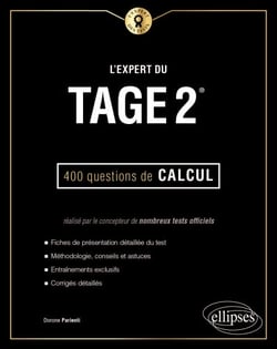L'Expert du Tage 2® - 400 questions de calcul