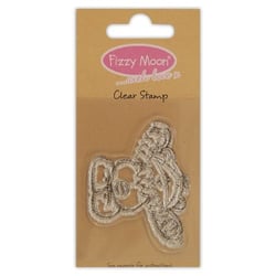 Tampon transparent fizzy moon coeur