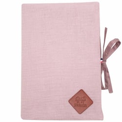 Protège carnet de santé en gaze de coton, Jeanne
