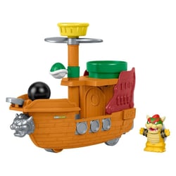 Super Mario - Playset My Mario Little People Vaisseau de Bowser
