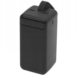 Platinet Batterie de Secours 50000mAh PD Quick Charge Affichage LED avec Torche LED Noir