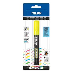 Blister Fluoglass pointe biseautée 2 - 4 mm jaune