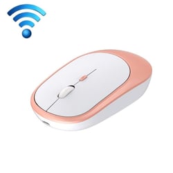 Souris Sans Fil Rose Ergonomique Silencieuse 1600DPI Rechargeable Portable