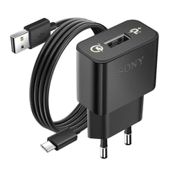 Chargeur secteur Sony UCH12 1.5A Noir Smartphone - Câble USB type C inclus