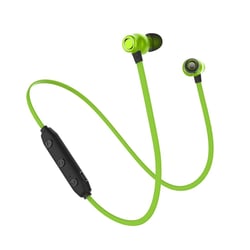 Ecouteurs Bluetooth Sport Etanches IPX4 Son Stéréo Pour Tous Smartphones Vert YONIS