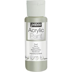 Flacon 59ml Peinture ACRYLIC PAINT Blanc Nacre PÉBÉO