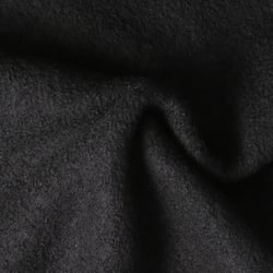 Tissu Laine Bouillie  uni Hanna sur fond Noir