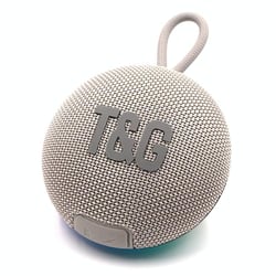 Mini Enceinte Bluetooth Portable Étanche Avec Lumières RGB Et Son Dynamique Gris YONIS