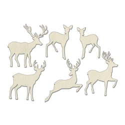 Clipboard, embellissement carton Fabrika Décoru RENNE DE NOEL 633
